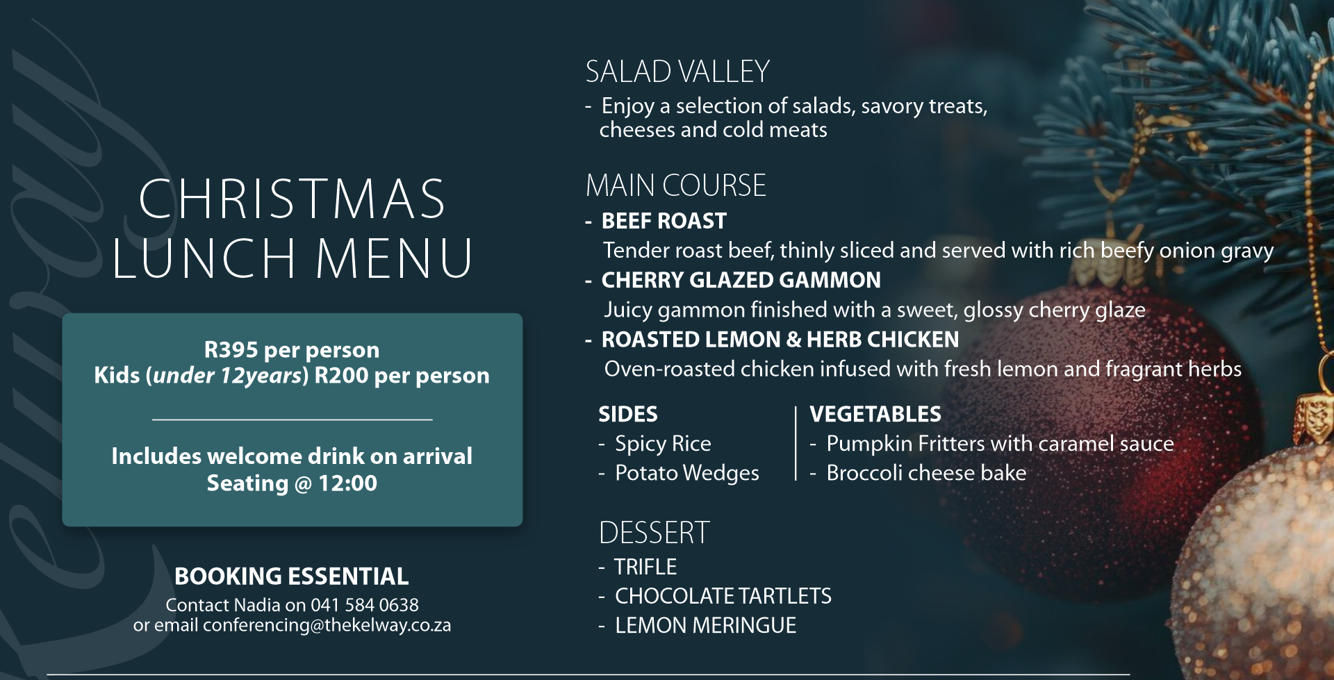 Christmas Lunch Buffet
